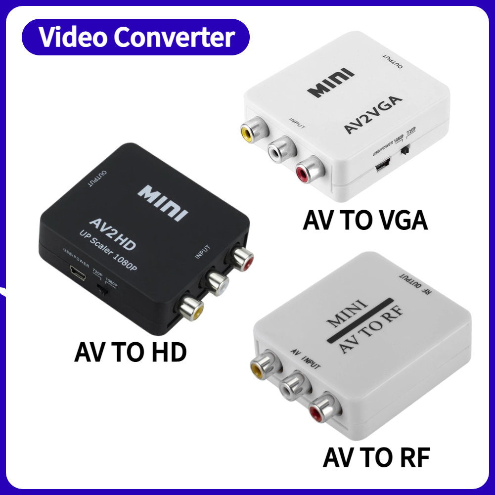 Hdmi Vga Adapter - AV To RF Video Converter AV