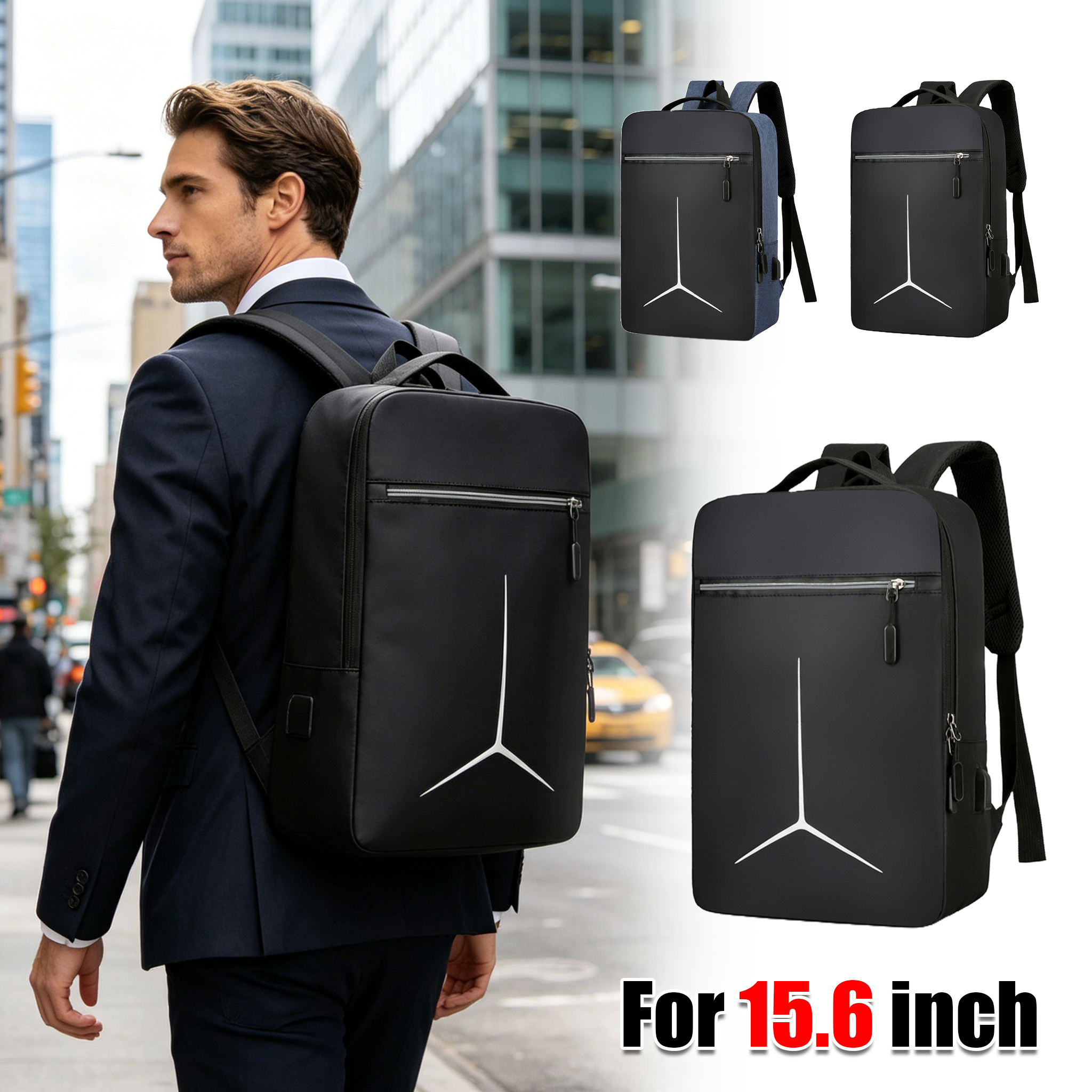 Laptop Backpack Anti Theft - Anti Theft USB Waterproof Hard Shell