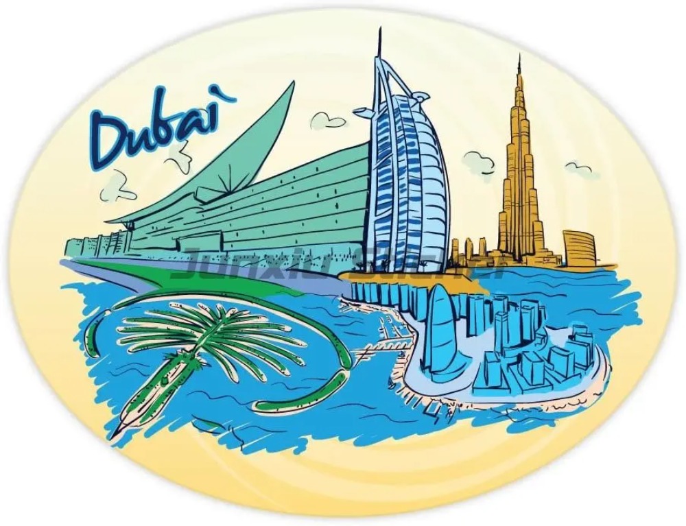 Laptop Accessories Dubai - Dubai Country Flag Vinyl Motorcycle Car
