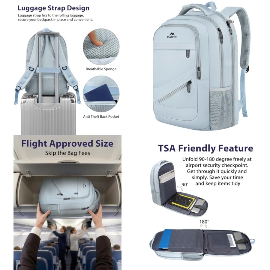 Laptop Backpack Anti Theft - Laptop Backpack, Womens Large Work Commute