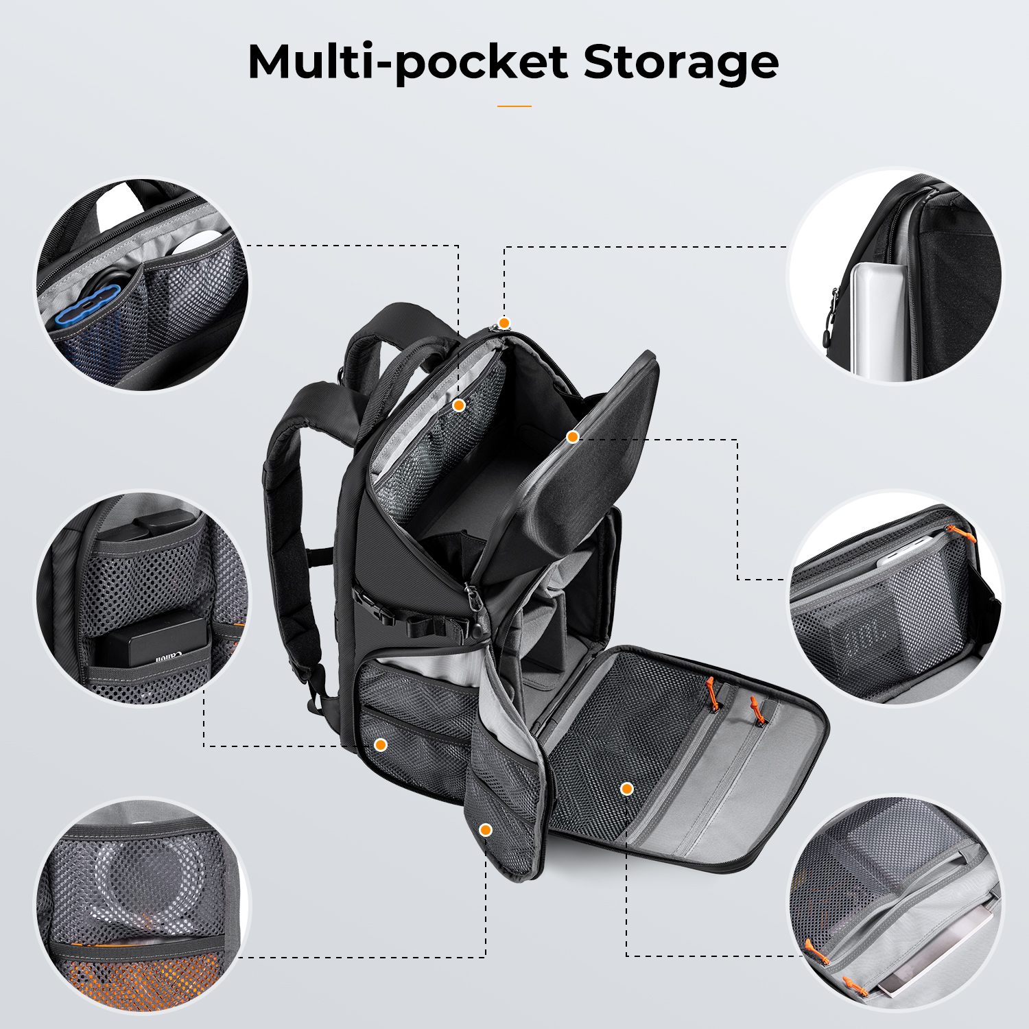 K&F CONCEPT 20L Camera Backpac - Laptop Accessories Box ulasan dan harga