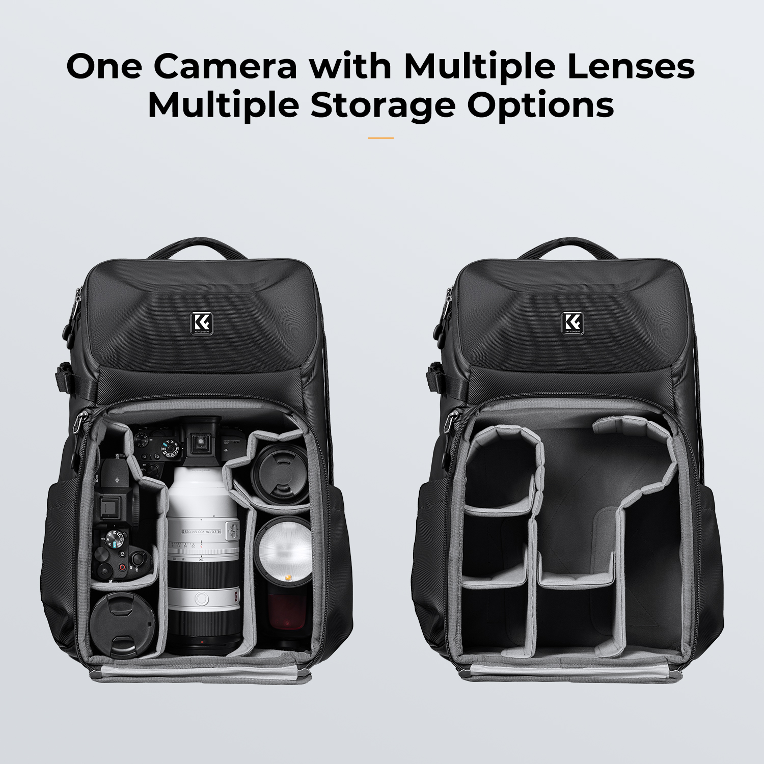 K&F CONCEPT 20L Camera Backpac - Laptop Accessories Box ulasan dan harga