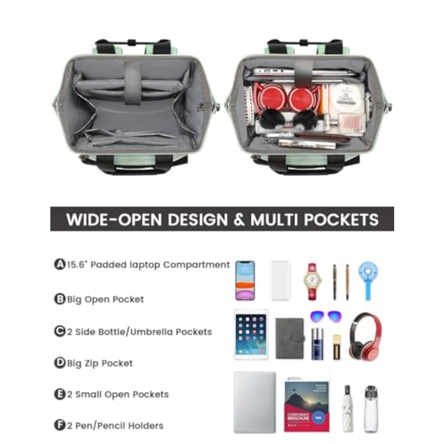Laptop Backpack for WomenColle - Laptop Backpack Anti Theft ulasan dan harga