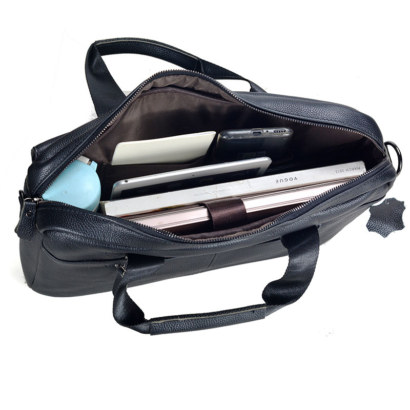 Large Men's Genuine Leather Ha - Laptop Accessories Box ulasan dan harga