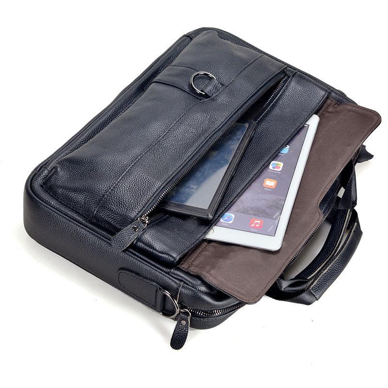 Large Men's Genuine Leather Ha - Laptop Accessories Box ulasan dan harga