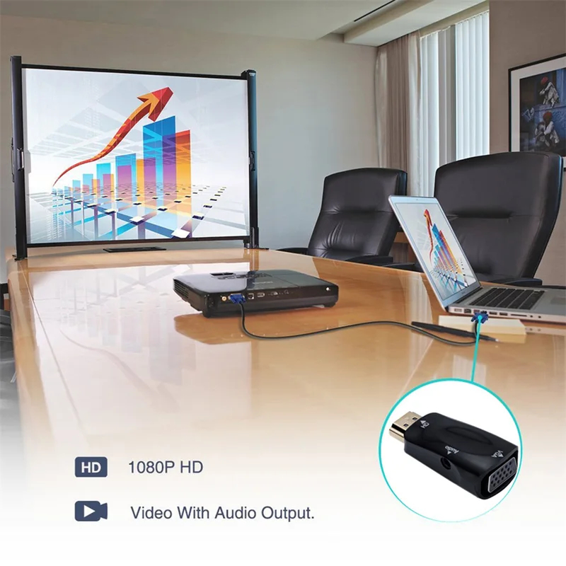 1/2/3/4pcs Mini HDMI-Compatibl - Hdmi Vga Adapter ulasan dan harga