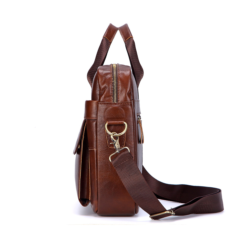 Men Genuine Leather Handbag Fa - Laptop Accessories Box ulasan dan harga