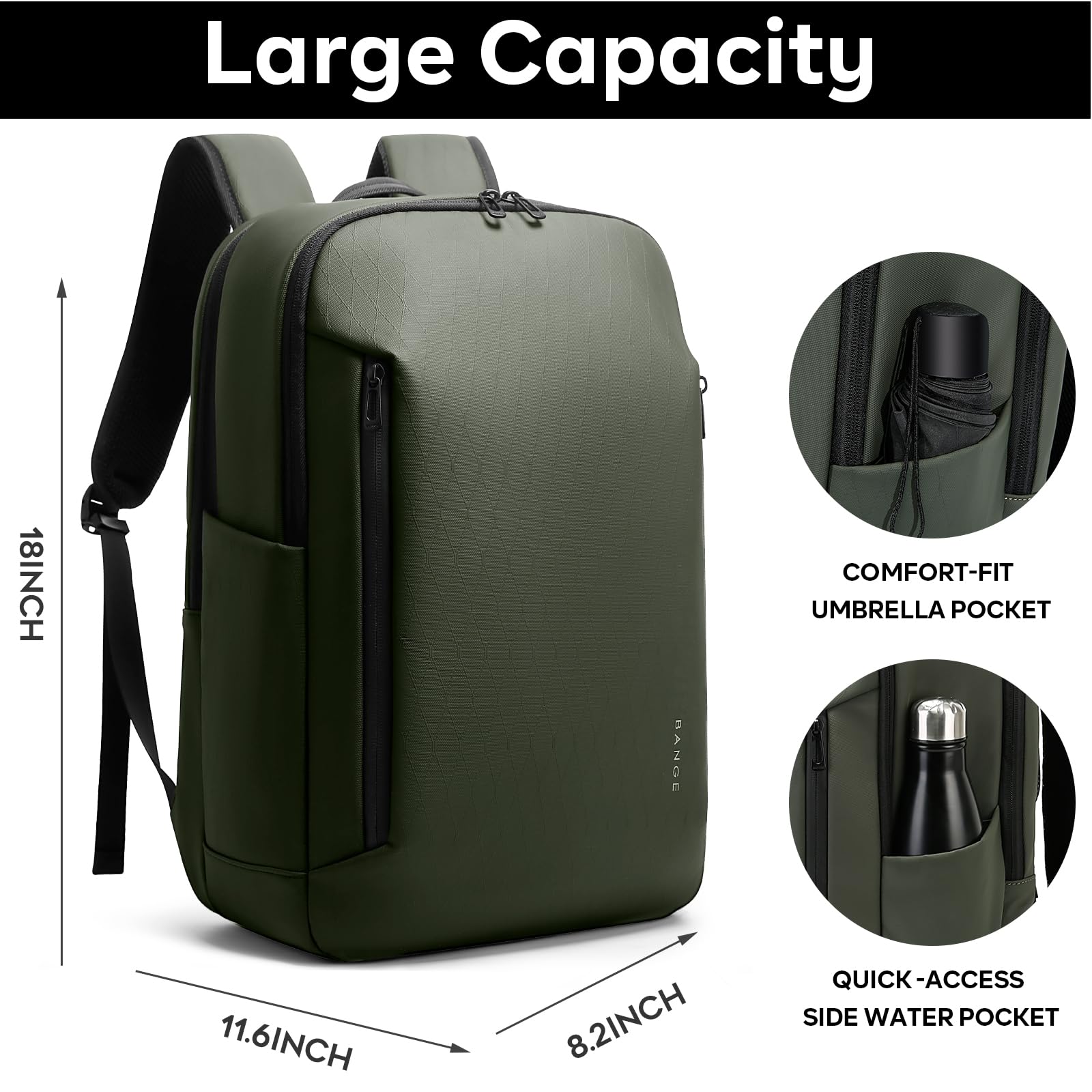 BANGE Fashion Simple Design Wo - Laptop Backpack Anti Theft ulasan dan harga