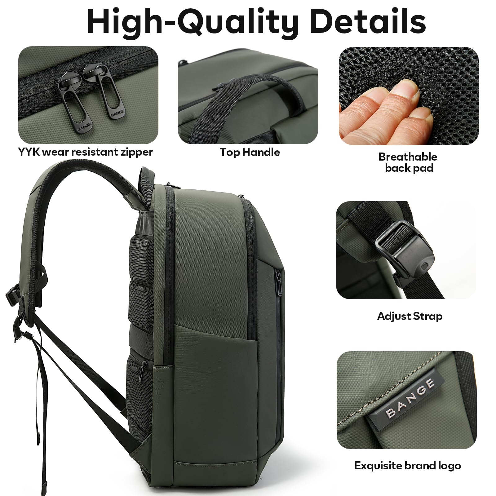 BANGE Fashion Simple Design Wo - Laptop Backpack Anti Theft ulasan dan harga