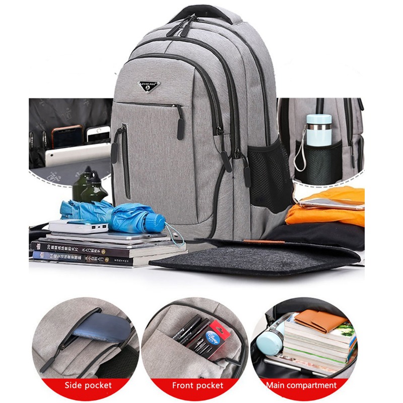 Large Capacity Backpack Men La - Laptop Accessories Box ulasan dan harga