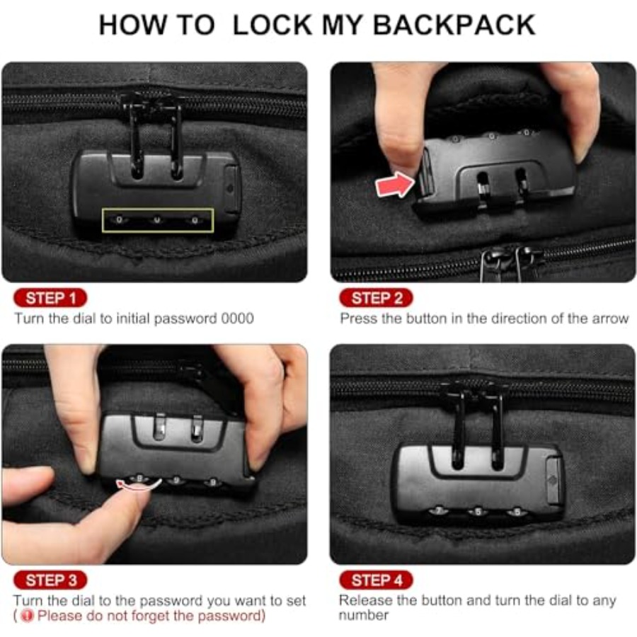 Laptop Backpack for Men Women, - Laptop Backpack Anti Theft ulasan dan harga