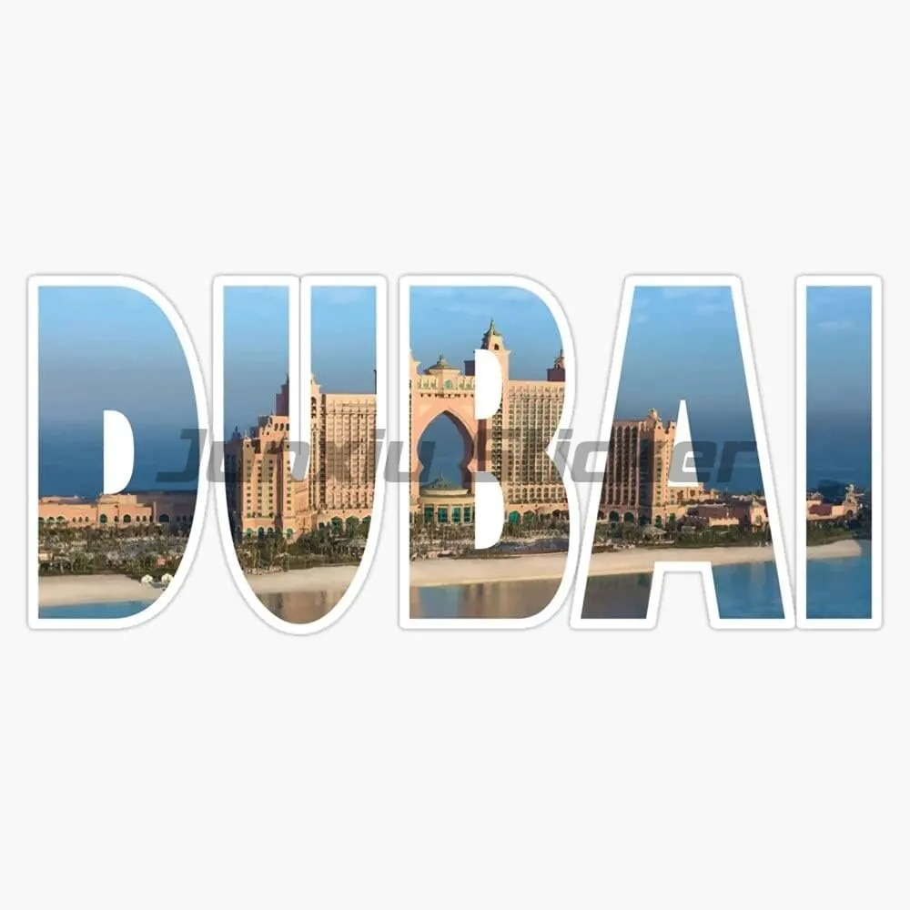 Dubai Country Flag Vinyl Motor - Laptop Accessories Dubai ulasan dan harga
