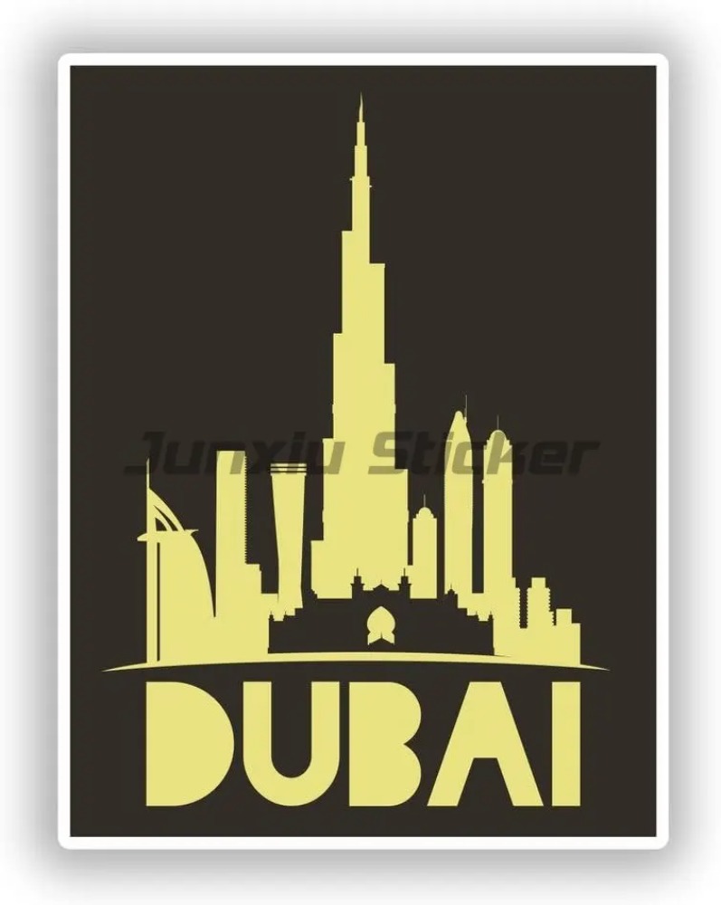 Dubai Country Flag Vinyl Motor - Laptop Accessories Dubai ulasan dan harga