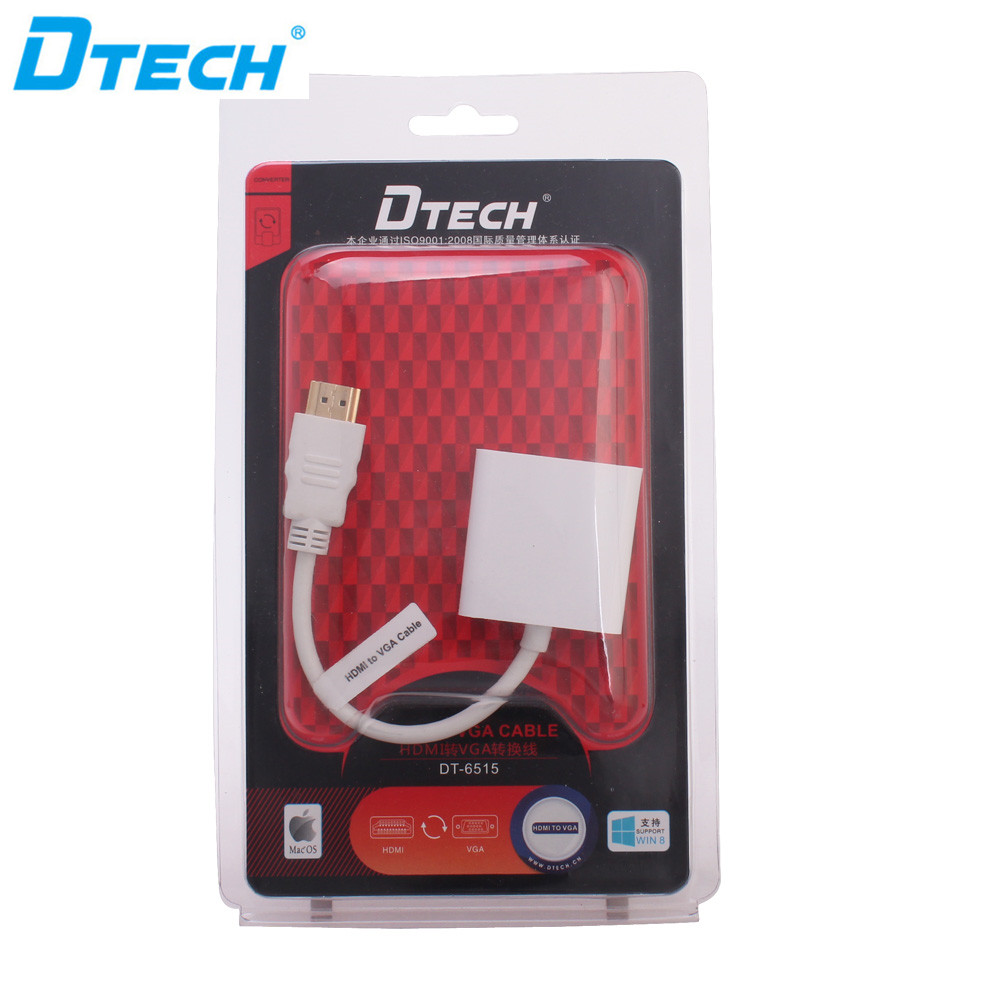 3PCS DTECH Factory Direct Sale - Hdmi Vga Adapter ulasan dan harga