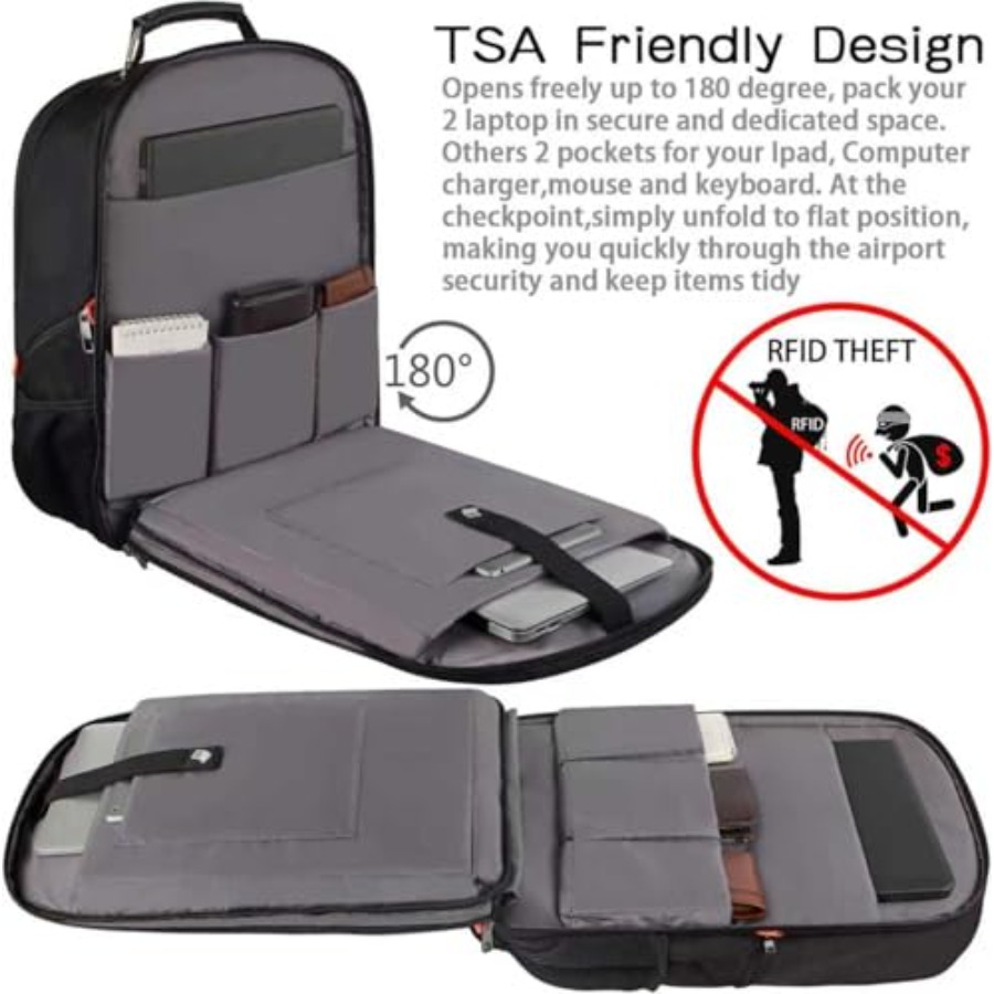 Travel Laptop Backpack, Extra  - Laptop Backpack Anti Theft ulasan dan harga