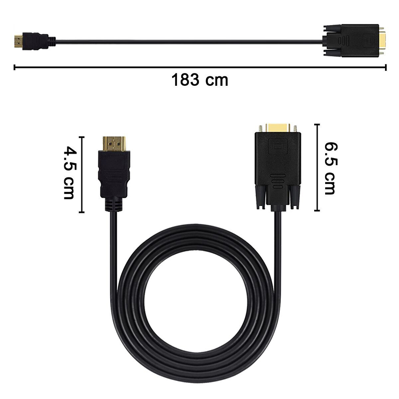 1.8M 1080P Video Converter HDM - Hdmi Vga Adapter ulasan dan harga