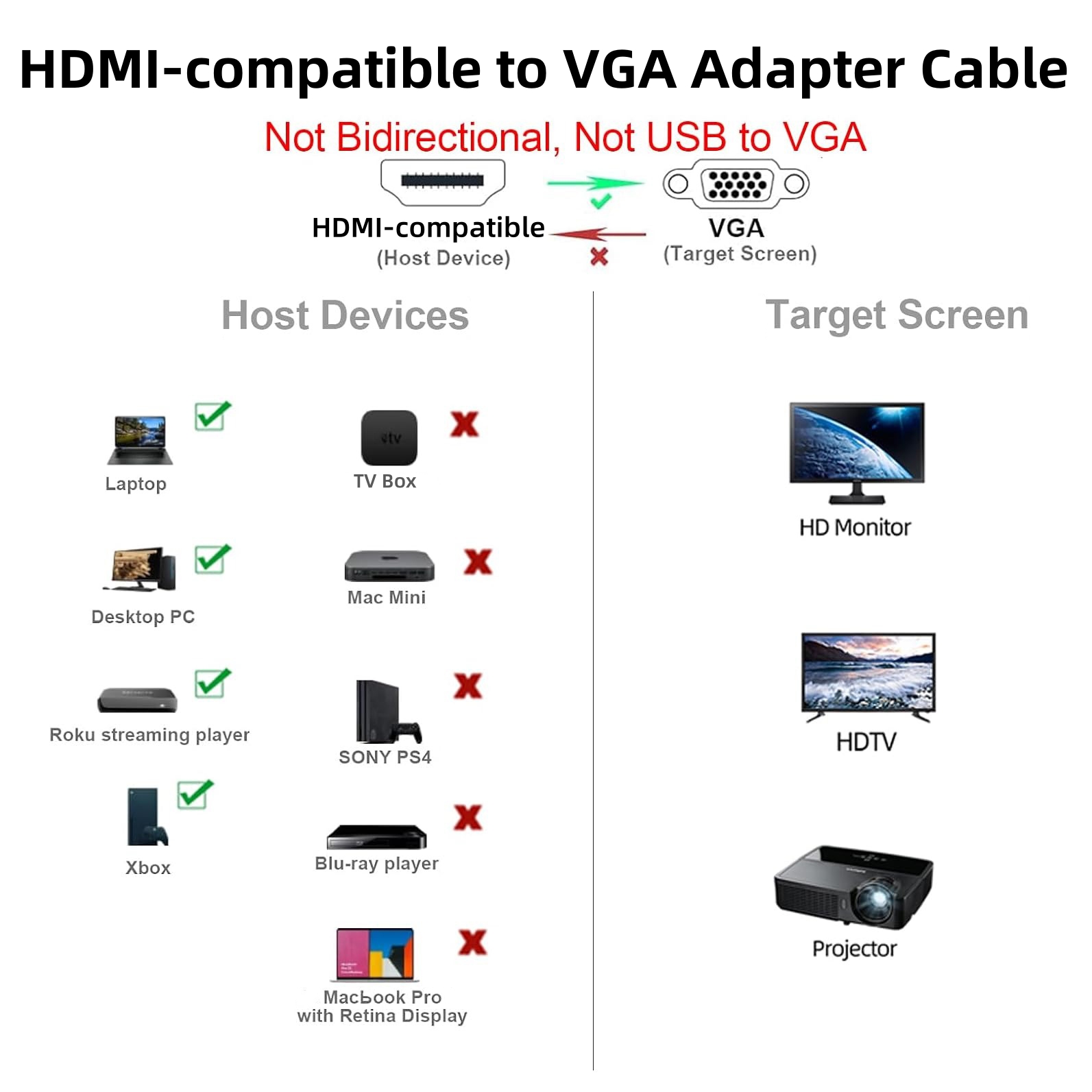 1.8M 1080P Video Converter HDM - Hdmi Vga Adapter ulasan dan harga