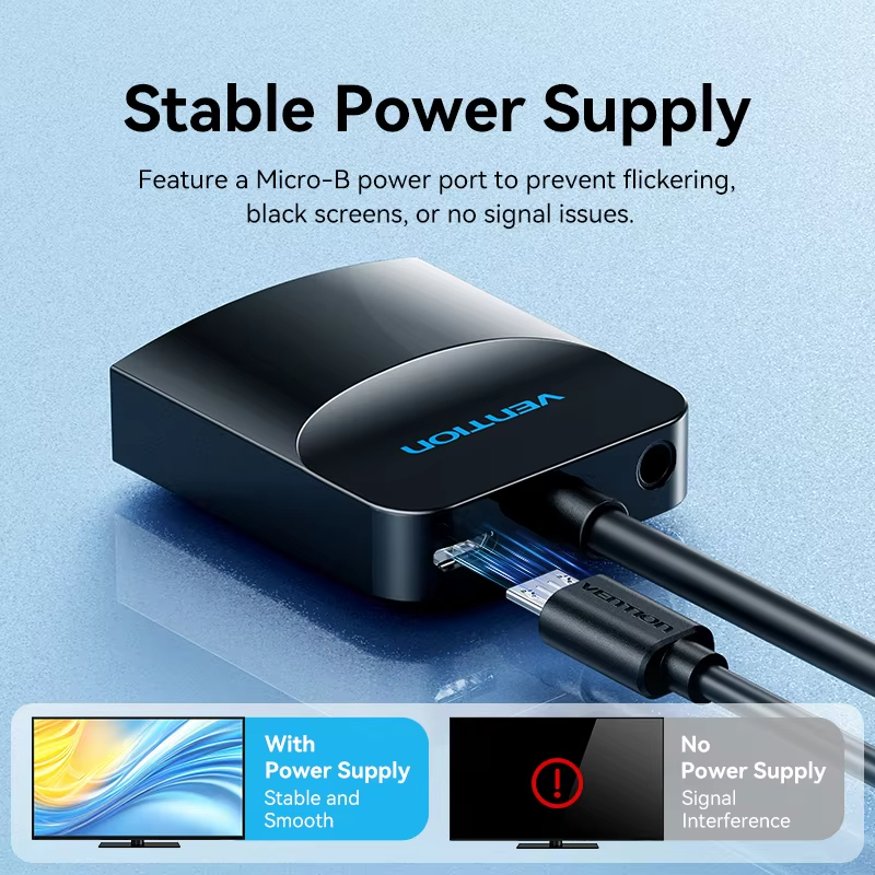 Vention VGA to HDMI adapter Wi - Hdmi Vga Adapter ulasan dan harga