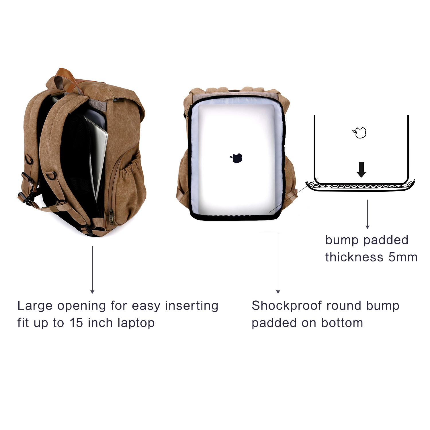 BAGSMART Camera Bag DSLR Photo - Laptop Backpack Anti Theft ulasan dan harga