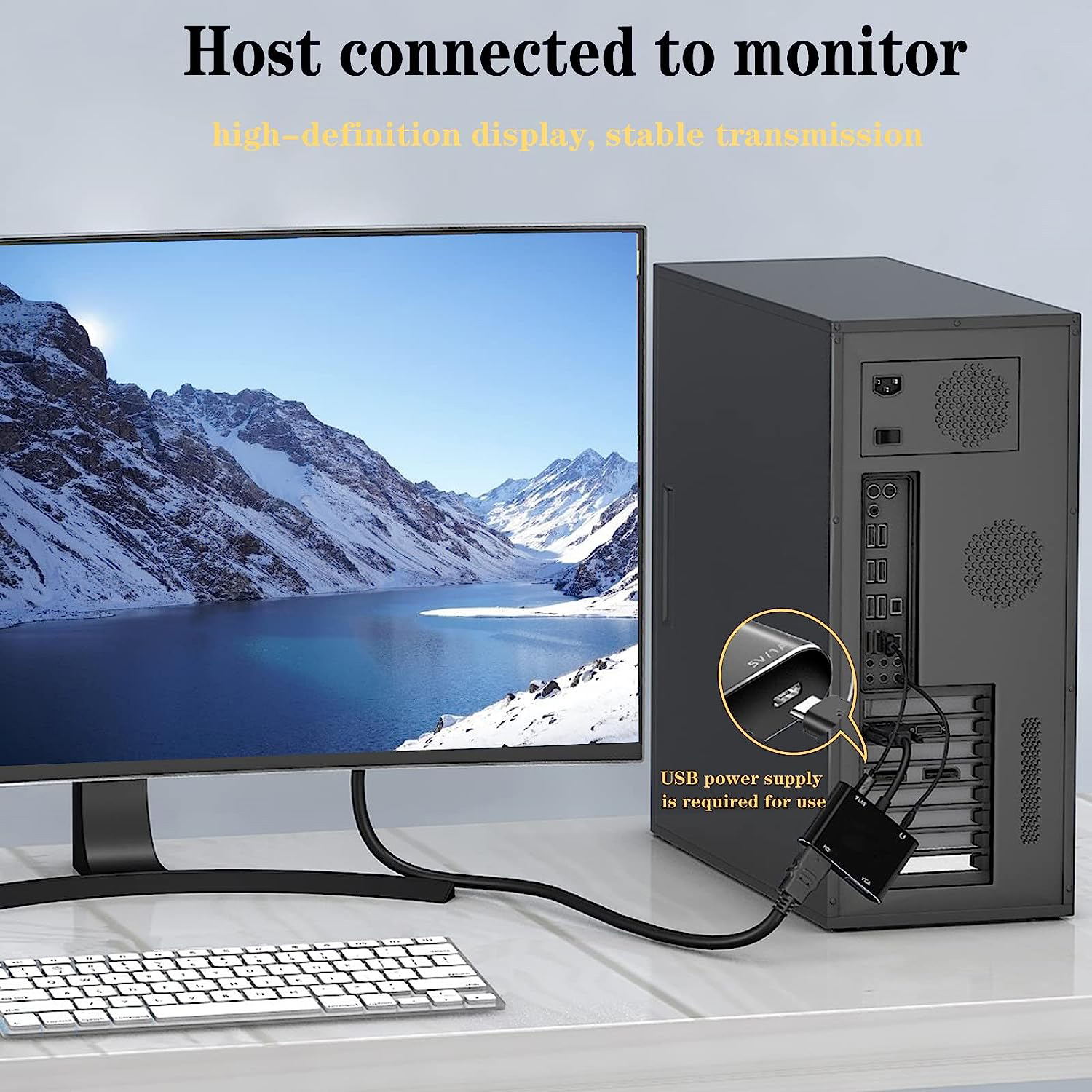 VGA(Host) to VGA/HDMI-compatib - Hdmi Vga Adapter ulasan dan harga
