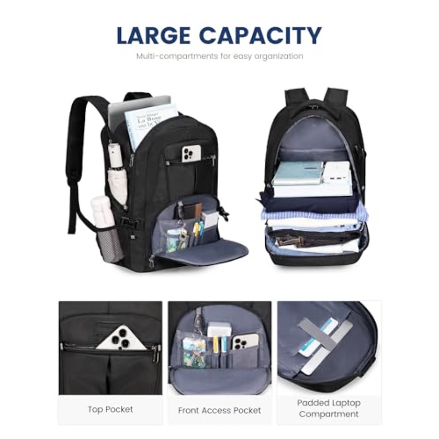 Travel Laptop Backpack Waterpr - Laptop Backpack Anti Theft ulasan dan harga